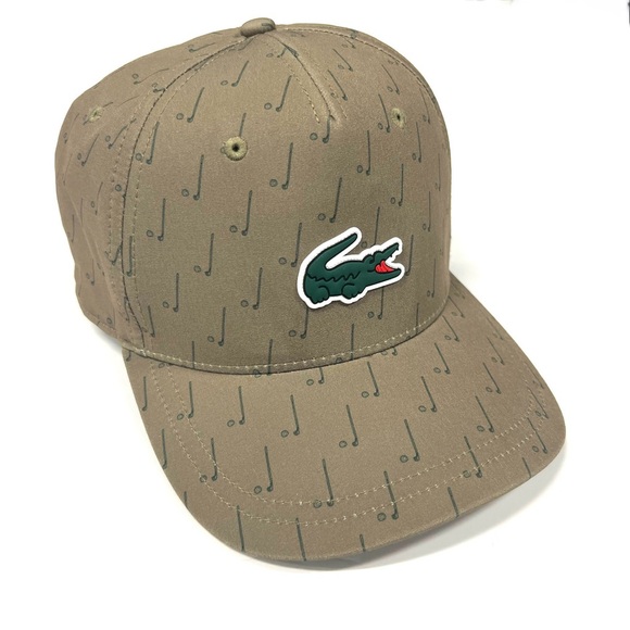 Lacoste Other - Lacoste Trucker Hat Gray Black Mesh Snapback Cap Crocodile Logo NEW